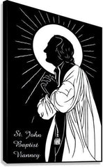 Canvas Print - St. John Baptist Vianney by D. Paulos