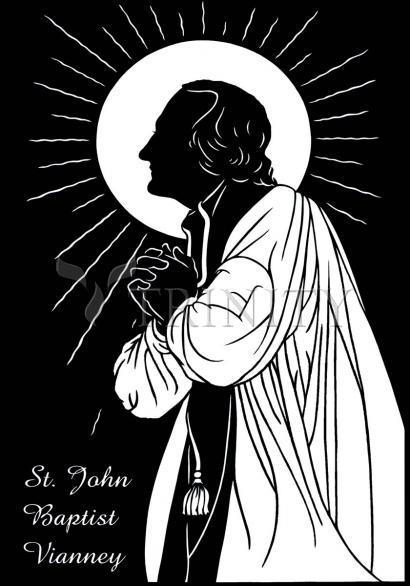 Metal Print - St. John Baptist Vianney by Dan Paulos - Trinity Stores