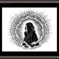 Wall Frame Espresso, Matted - St. Jeanne Jugan by D. Paulos