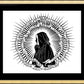 Wall Frame Gold, Matted - St. Jeanne Jugan by D. Paulos