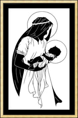 Wall Frame Gold - St. Joseph by Dan Paulos