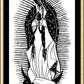 Wall Frame Gold, Matted - Our Lady of Guadalupe by D. Paulos