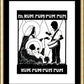 Wall Frame Gold, Matted - Little Drummer Boy by D. Paulos