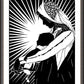 Wall Frame Espresso, Matted - Our Lady of the Light - ver.1 by D. Paulos