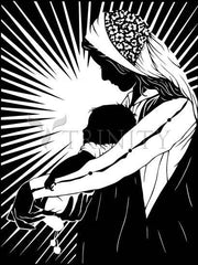 Metal Print - Our Lady of the Light - ver.1 by D. Paulos