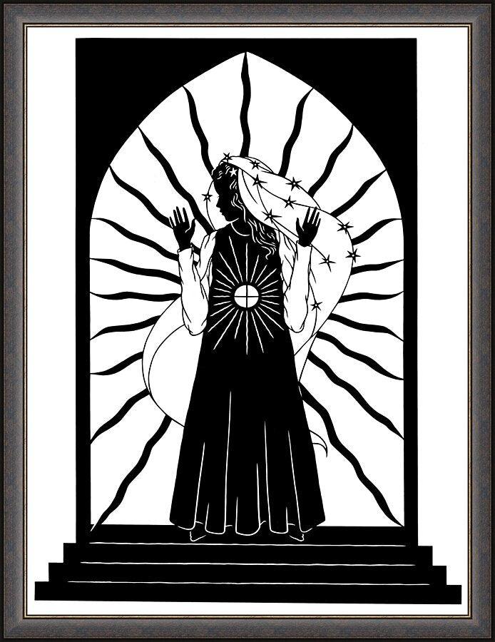 Wall Frame Espresso - Our Lady of the Blessed Sacrament by Dan Paulos - Trinity Stores