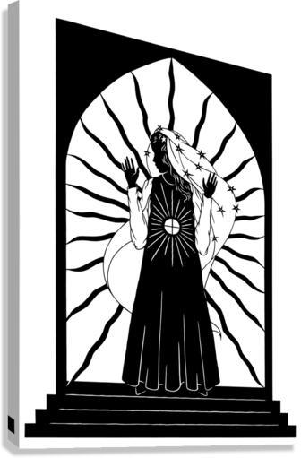 Canvas Print - Our Lady of the Blessed Sacrament by D. Paulos