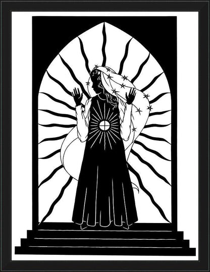 Wall Frame Black - Our Lady of the Blessed Sacrament by Dan Paulos - Trinity Stores