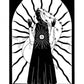Wall Frame Espresso, Matted - Our Lady of the Blessed Sacrament by D. Paulos