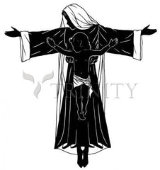 Metal Print - Mary's Cross by D. Paulos