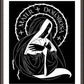 Wall Frame Espresso, Matted - Mater Dolorosa - Mother of Sorrows by Dan Paulos - Trinity Stores