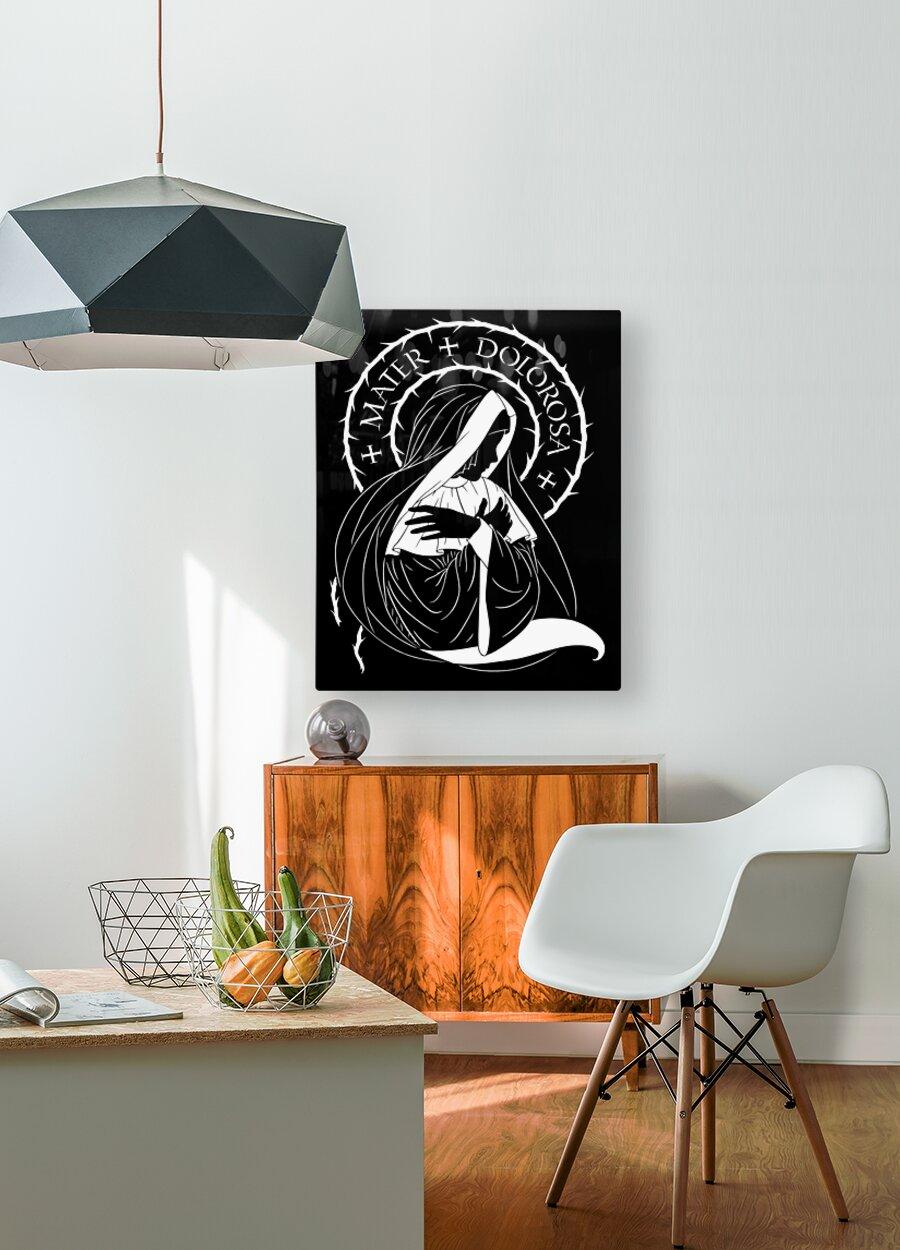 Acrylic Print - Mater Dolorosa - Mother of Sorrows by D. Paulos - trinitystores