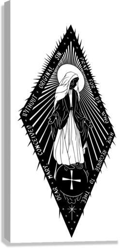 Canvas Print - Miraculous Medal by D. Paulos