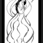 Wall Frame Black, Matted - Mary  Incense of Sweetness by D. Paulos