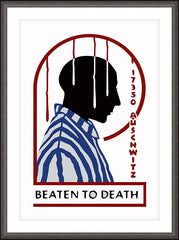 Wall Frame Espresso - Martyr Józef Kowalski of Auschwitz by D. Paulos