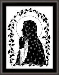Wall Frame Espresso - Mary's Last Autumn by D. Paulos