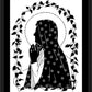 Wall Frame Black, Matted - Mary's Last Autumn by D. Paulos