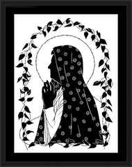 Wall Frame Black - Mary's Last Autumn by D. Paulos