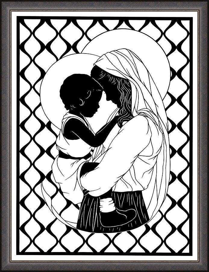 Wall Frame Espresso - Mother Most Tender - ver.1 by D. Paulos