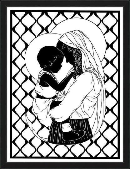 Wall Frame Black - Mother Most Tender - ver.1 by Dan Paulos - Trinity Stores