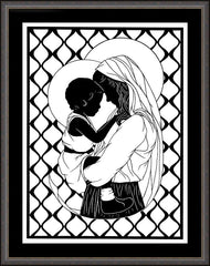 Wall Frame Espresso - Mother Most Tender - ver.1 by D. Paulos