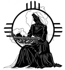 Metal Print - Navajo Madonna by D. Paulos