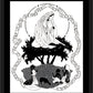 Wall Frame Black, Matted - Our Lady of Fatima by D. Paulos