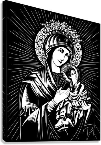 Canvas Print - Our Lady of Perpetual Help by D. Paulos