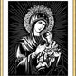 Wall Frame Gold, Matted - Our Lady of Perpetual Help by Dan Paulos - Trinity Stores