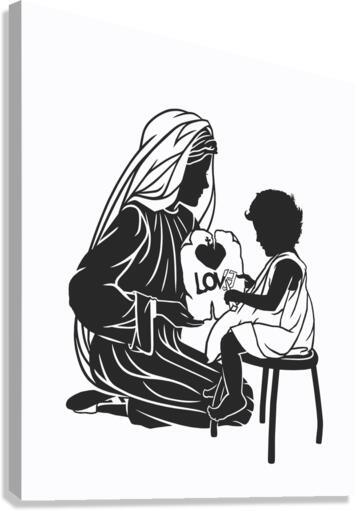 Canvas Print - Our Lady Teacher by D. Paulos