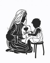 Acrylic Print - Our Lady Teacher by D. Paulos