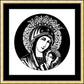 Wall Frame Gold, Matted - Our Lady of Perpetual Help - Detail by D. Paulos