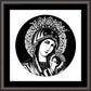 Wall Frame Espresso, Matted - Our Lady of Perpetual Help - Detail by Dan Paulos - Trinity Stores
