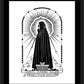Wall Frame Black, Matted - St. Jeanne Jugan by D. Paulos