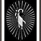 Wall Frame Espresso, Matted - Resurrection by D. Paulos