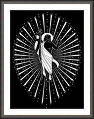 Wall Frame Espresso - Resurrection by D. Paulos