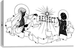 Canvas Print - Respect by D. Paulos