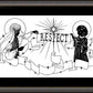Wall Frame Espresso, Matted - Respect by D. Paulos