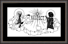 Wall Frame Espresso - Respect by D. Paulos