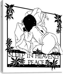 Canvas Print - Sleep In Heavenly Peace by D. Paulos
