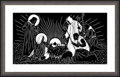 Wall Frame Espresso - Shepherd's Song by D. Paulos