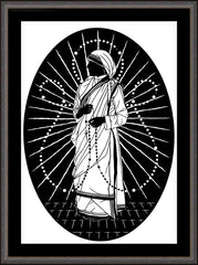 Wall Frame Espresso - St. Teresa of Calcutta - Love to Pray by D. Paulos