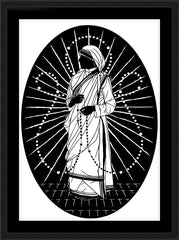 Wall Frame Black - St. Teresa of Calcutta - Love to Pray by D. Paulos