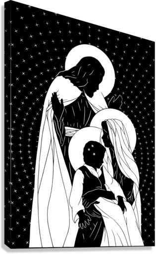 Canvas Print - Holy Family by D. Paulos