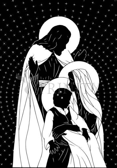 Metal Print - Holy Family by D. Paulos