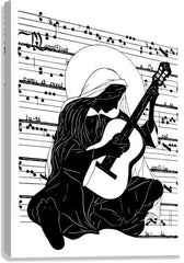 Canvas Print - Magnificat - Guitar by D. Paulos
