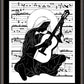 Wall Frame Espresso, Matted - Magnificat - Guitar by Dan Paulos - Trinity Stores