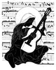 Metal Print - Magnificat - Guitar by Dan Paulos - Trinity Stores