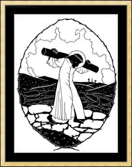 Wall Frame Gold - True Devotion to Mary Began With Jesus by D. Paulos