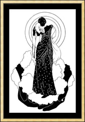 Wall Frame Gold - He's Put The Whole World In Her Hands by D. Paulos